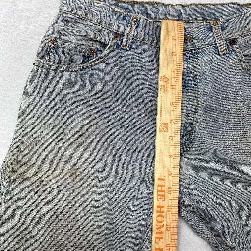 Vintage Levi's 560 Relaxed Fit Tapered Leg Jeans Mens 29X33.5 Blue Denim - Flaws